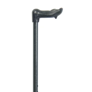 wandelstok ergonomisch rechtshandig verstelbaar zwart