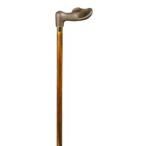 ergonomische wandelstok met soft touch handvat rechtshandig