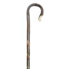 Classic Canes Herdersstaf - Kastanjehout - Geschroeid - Dubbele spiraal - 135 cm