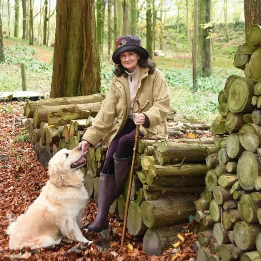 wandelstok met grip