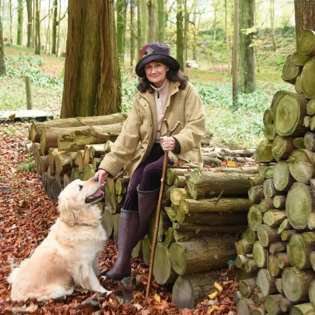 wandelstok met grip