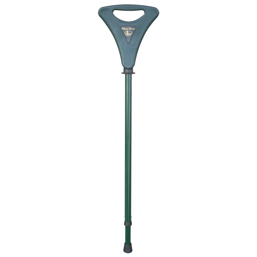 wandelstok met zitje walker flipstick groen