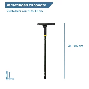 zithoogte groene flipstick