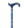 Classic Canes Wandelstok uitschuifbaar - Blauwe Tartan