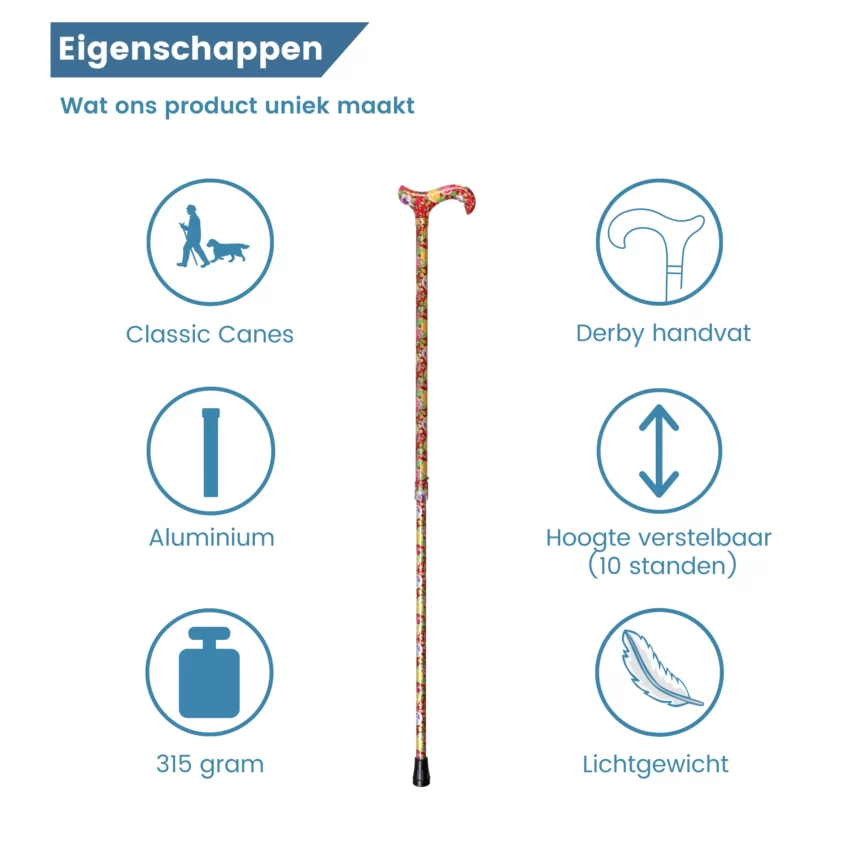 eigenschappen wandelstok