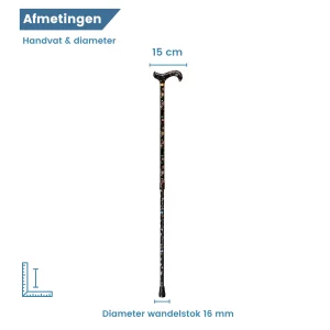 diameter wandelstok