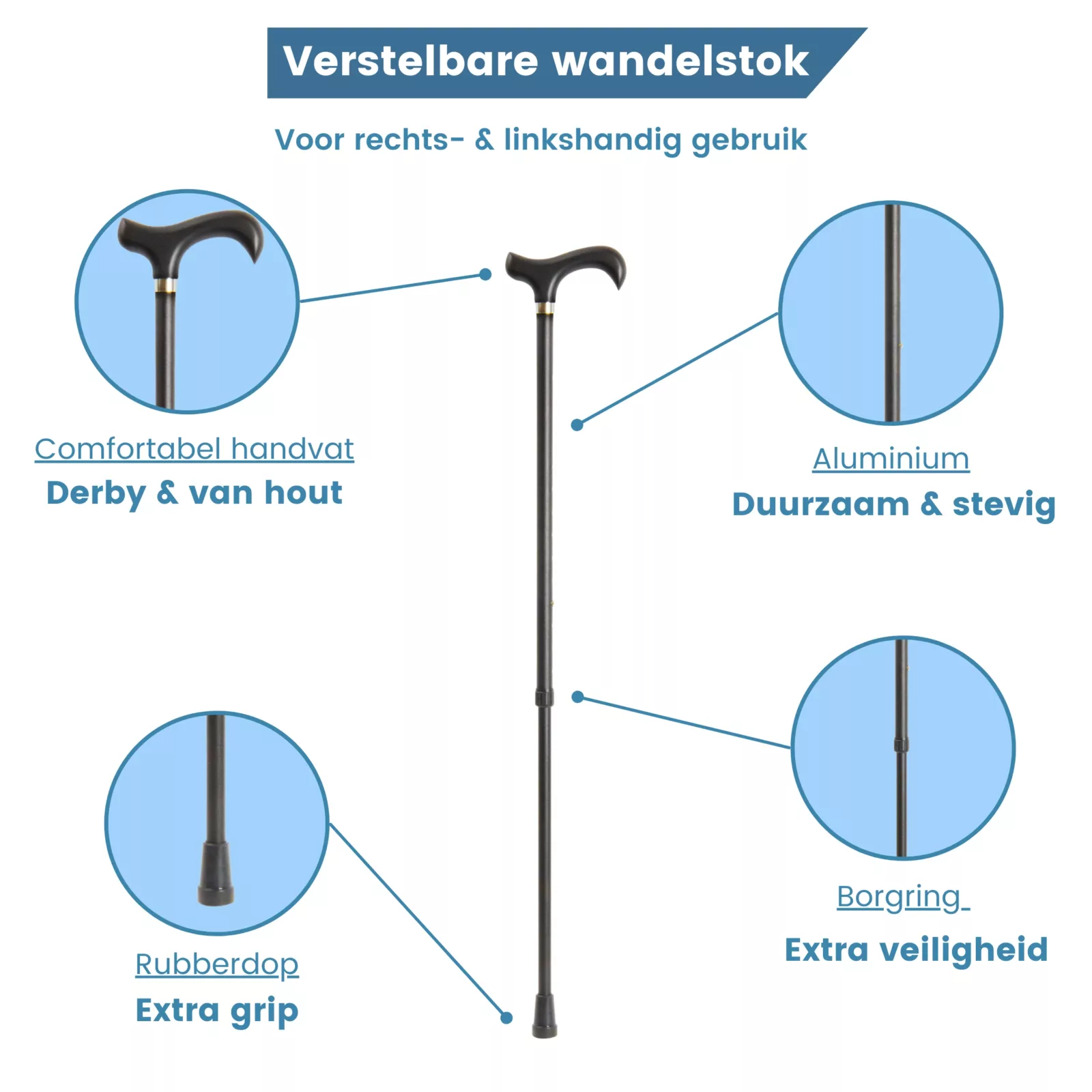 eigenschappen aluminium wandelstok