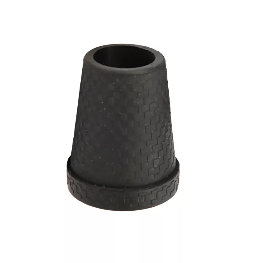 wandelstokdop 16 mm zwart