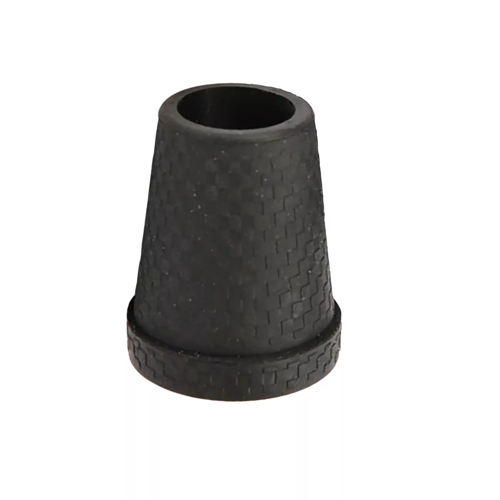 wandelstokdop 16 mm zwart