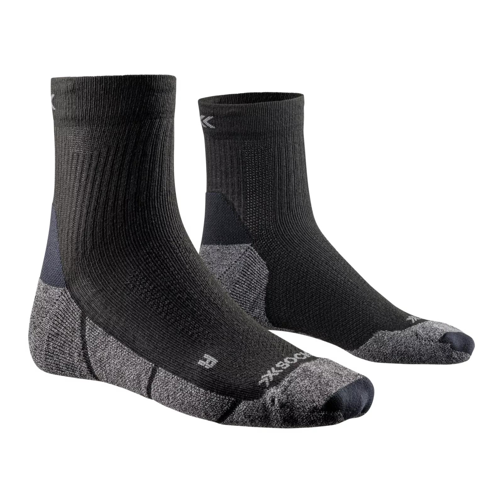 x socks sokken 45-47 core natural ankle zwart
