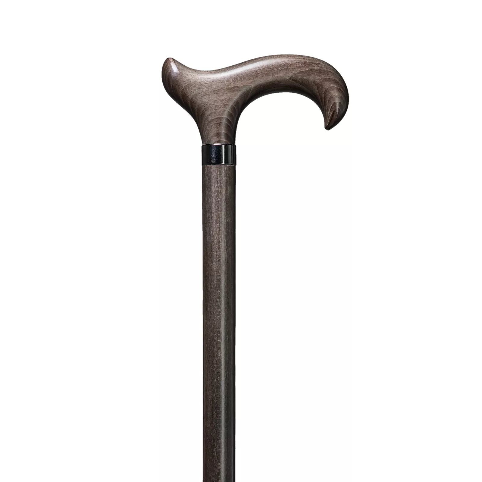 xl wandelstok beukenhout platinagrijs